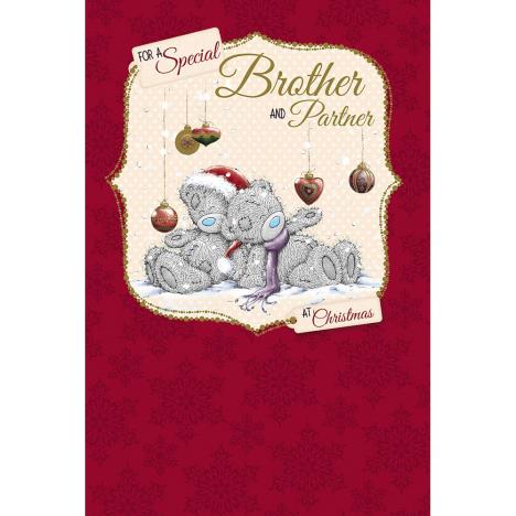 Brother And Partner Me to You Bear Christmas Card £2.49